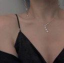 Dames ketting met sterren D506 2