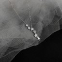Dames ketting met sterren D506 3