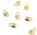 Dames ketting slot met letter 4