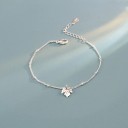 Dames kettingarmband met esdoornblad 5