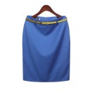 Dames kokerrok met riem A1900 4