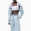 Dames kort denim jack P2560 1