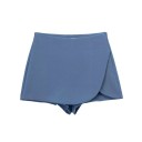 Dames korte rok Hoge taille Met rits Effen uitvoering Polyester Elegante moderne snit met binnenbroekjes 8