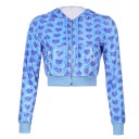 Dames korte sweatshirt P1475 6