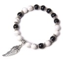 Dames kralenarmband met een vleugel 4