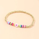 Dames kralenarmband met hart H626 6