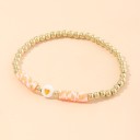 Dames kralenarmband met hart H626 3