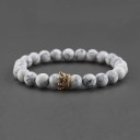 Dames kralenarmband met kroon 4