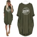 Dames lang oversized T-shirt 1