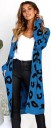 Dames lang vest met luipaardprint 8
