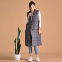 Dames lang vest P1905 3