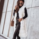 Dames lange bontjas P2146 2