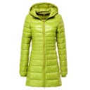 Dames lange jas met eendendons J3270 20