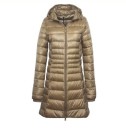 Dames lange jas met eendendons J3270 22