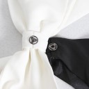 Dames lange jumpsuit met strikken 4