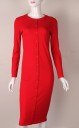 Dames lange jurk met knopen J2813 5