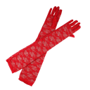 Dames lange kanten handschoenen 54 cm volledig vingerloos ademend acryl nylon elastaan avond en formele gelegenheid handschoenen 2