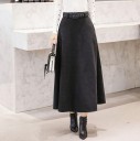 Dames lange rok met hoge taille A1583 6