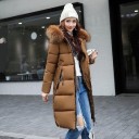 Dames lange winterjas P1696 6