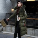 Dames lange winterjas P1696 7