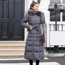Dames lange winterjas P1759 5