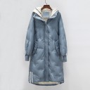 Dames lange winterjas P2390 6