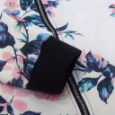 Dames lente/herfstjas met bloemen J1040 10
