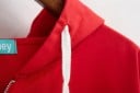 Dames lenteblouson anorak in Japanse stijl met capuchon Rits op de borst Kangoeroezak Elastische manchetten en zoom Katoen polyester 36