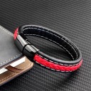 Dames leren armband H352 6