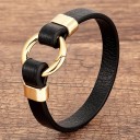 Dames leren armband H380 2