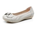 Dames leren ballerina&#39;s met strik J2819 7
