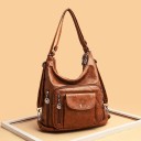 Dames leren handtas M1045 1