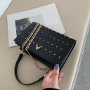Dames leren handtas M1183 3