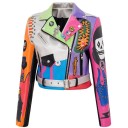 Dames leren jas P2020 8