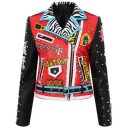 Dames leren jas P2020 6