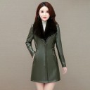 Dames leren jas P2309 7