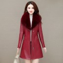 Dames leren jas P2309 6