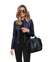 Dames leren jas V150 3