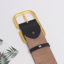 Dames leren riem L195 3