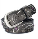 Dames leren riem L243 8