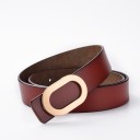 Dames leren riem L81 10
