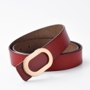Dames leren riem L81 8