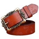 Dames leren riem L95 4