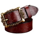 Dames leren riem L95 8