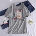 Dames los T-shirt met halslijn op de rug 7