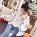 Dames losse blouse met bloemenprint 2