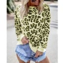 Dames luipaard sweatshirt A49 2