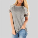 Dames luipaardprint T-shirt 11