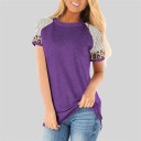 Dames luipaardprint T-shirt 7