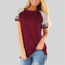 Dames luipaardprint T-shirt 9